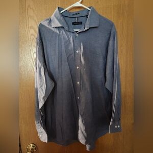 Blue button down shirt